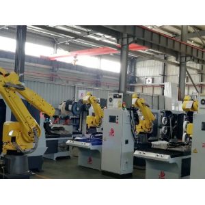10.5KW FUNAC Robotic Polishing Machine For Plumbing Handle