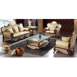 Cheap Rattan wood safa RWSA 07 for sale