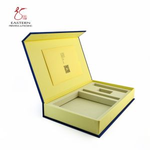 Recyclable CMYK 4C Printing Hard Cardboard Gift Boxes With Magnetic Lid