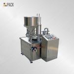 10-150ml Rotary Cup Filling Sealing Machine 1200-3600 Cups / H Big Capacity