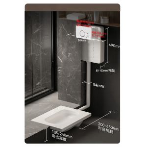 Traditional Style 680x370x830mm One Piece Toilet with Concealed Tank and Auto