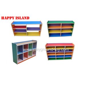 Cheap Kindergarten Toys Cabinet Nursery Classroom Furniture With Back Or Without Back Board for sale