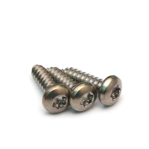 China 316 Stainless Steel Self Tapping Screws 6-Lobe Security Drive Pan Head Wood Applications on sale