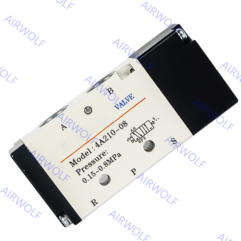 5/2 way, 5/3 way 4A200 Series Aluminum Alloy Air Valves with 1/8" 1/4" Port Size