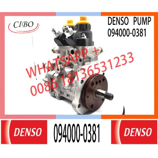 Quality Common Rail Fuel Pump 094000-0381 For KOMATSU SAA6D125E-3/3A/3B3G Engine PC450-7 6156-71-1110 wholesale