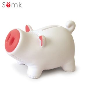 Vinyl Material Pig Piggy Bank 18.5×12×12.5cm ISO BSCI approved