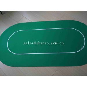 Foldable Poker Felt Gambling Table Mat , Professional Mahjong Table Mats