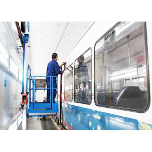 Quality Train Paint Booth With 3D Lifting Working Platform Railway Equipments Paint Solution wholesale