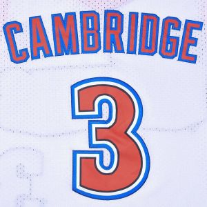 Delicate Pattern Unique Basketball Jersey Calvin Cambridge Shirts Multicolorful