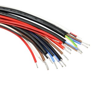 Silicone electrical internal connection wires 150C 300v tinned copper wires and
