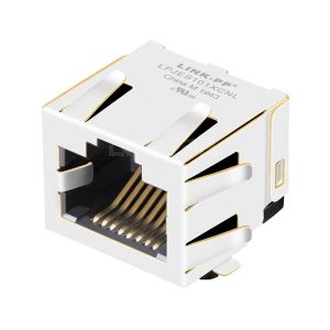 LPJES101XCNL Tab Up Without LED 1X1 Port SMT RJ45 Jack Without Integrated