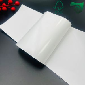 FSC Sticker Paper 80gsm White Wet Strength Paper For Beverage Labels High