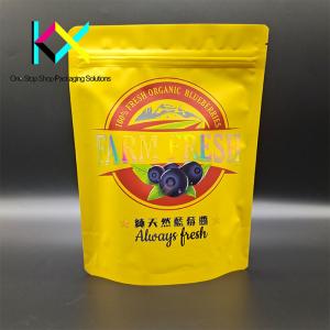 China Resealable Small Plastic Pouch Bags With Aluminum Foil And Spot UV Printed on sale