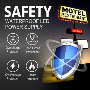 Waterproof IP67 DC 12V LED Driver Power Supply Transformer