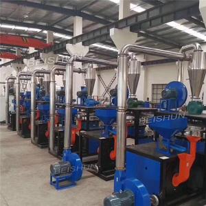 China 20-80 Mesh Waste Tyre Recycling Machine Pulverizer Rubber Powder Grinding Machine on sale