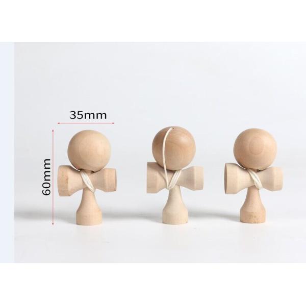 Unisex Wooden Kendama 5 To 7 Years Childrens Mini Kendama Toy