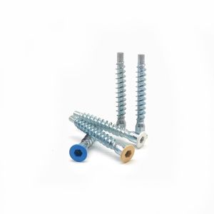 Customized Hexagonal Cross Cut Furniture Screws Countersunk