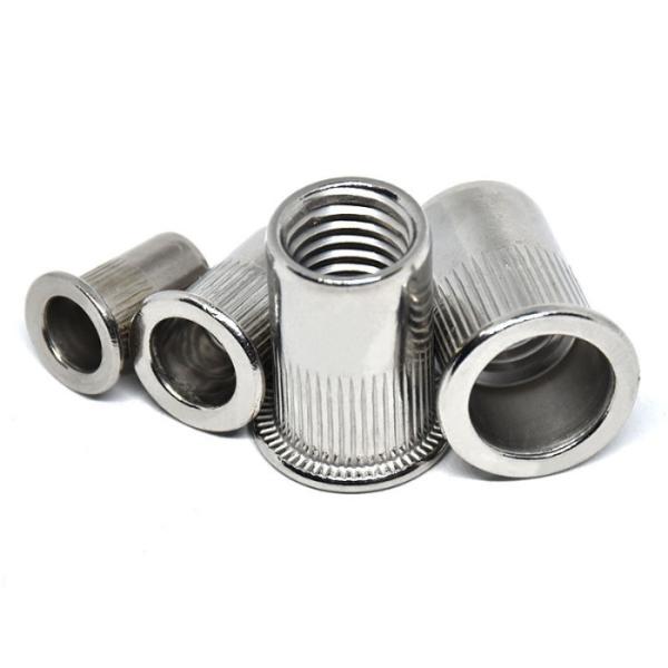 Custom Flat Head Stainless Steel M6 Blind Rivet Nut
