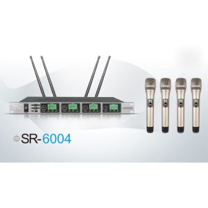 One with four Wireless Meeting Room Microphone System Adopt CPU Control SR-6004