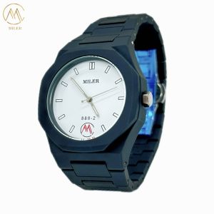 White Dial Modern Minimalist Sports Watches With Luminous Pointer For Men And