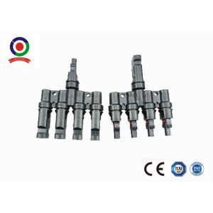 IP67 waterproof Solar T type 4 in 1 Branch Connector for Solar Power Plant