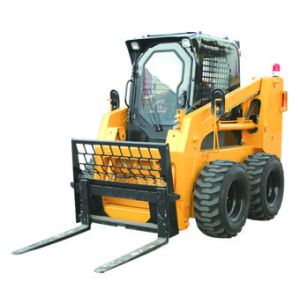 High Reliability Skid Steer Loader , Small Working Site Skid Steer Equipment