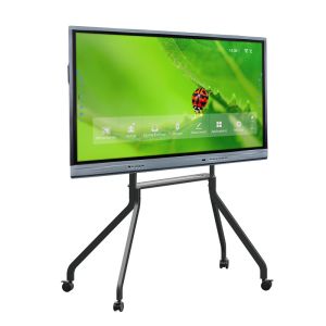 86inch Wheeled Tv Stands For Flat Screens CE FCC certificate