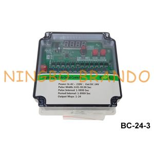 24 Lines Programmable Pulse Dedust Controller Input AC220V Output DC24V