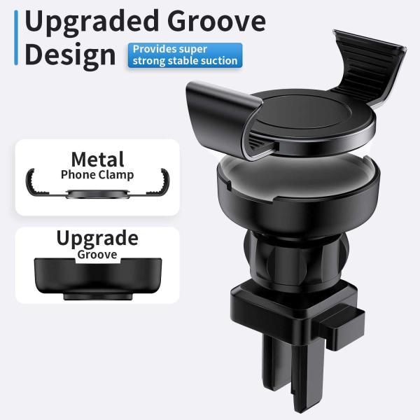 Air Vent Car Magsafe Phone Mount 6pcs N52 Magnet Fast Charging