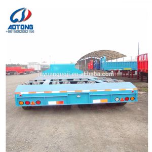 Air Suspension Detachable Gooseneck Lowboy Semi Trailer for 3/4 Axles Heavy