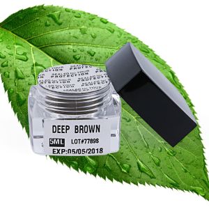 Cheap Lushcolor Pigment Permanent Makeup Pigments Professional Microblading Pigment 5ml Deep Brown for sale