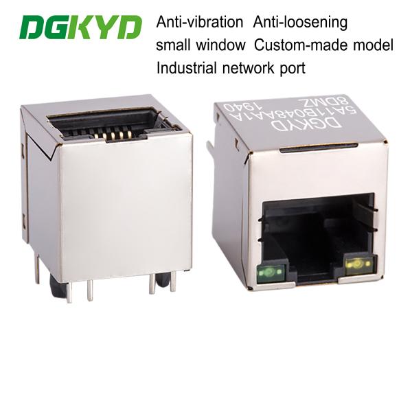 Quality RJ45 100Mbps Ethernet socket 8P8C module with compact window surface DGKYD5A11B048AA1A8DMZ wholesale