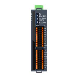 Cheap TCP/IP Modbus I/O Slave Module NPN and PNP supported 16 Port DI DO DIN Mounted for sale