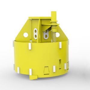 Soilmec IMT Mait Drill Clean Bucket 600-2500MM With Bullet Teeth / Rock Bits