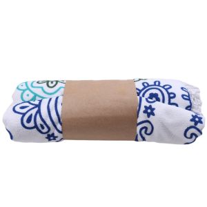 Summer 150cm diameter Large Custom Printed Round Beach Towels With Tassel