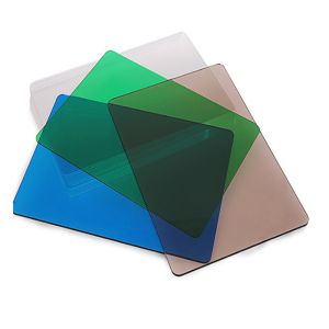 China Custom Size In a Clear Finish With Two Rounded Edges Long Side Acrylic PMMA Plate on sale