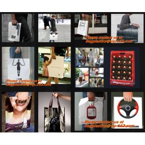 Custom Design Logo Printing PE Cheap Die Cut Patch Handle Biodegradable Plastic