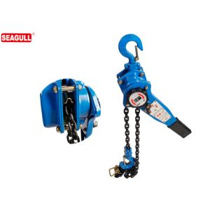 China Blue 1 / 2  Ton Manual Chain Lever Hoist / Heavy Duty Chain Come Along Lift Height 3m on sale