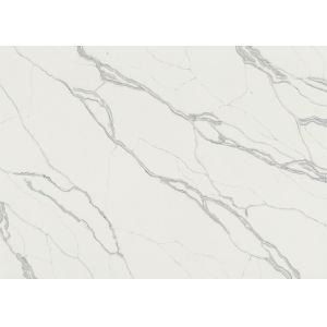 Indoor Decorative Countertops Calacatta Quartz Stone Scratch Resistant