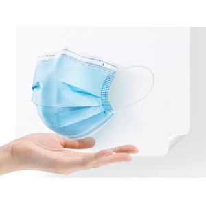 Earloop 3 Ply Dustproof Meltblown Disposable Face Mask CE And FDA Certified