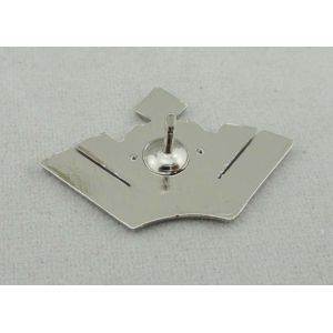 Butterfly Clutch Crown custom enamel pins Gold And Nickel Plating 1.0 Inch