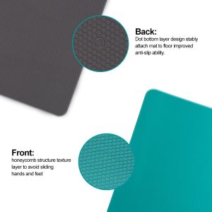 SGS Certified TPE Sport Yoga Mat With Carrying Strap Three Color Color Matching