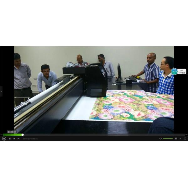 High Speed Printheads Digital Textile Printer 260 m2 / h Reactive Inks