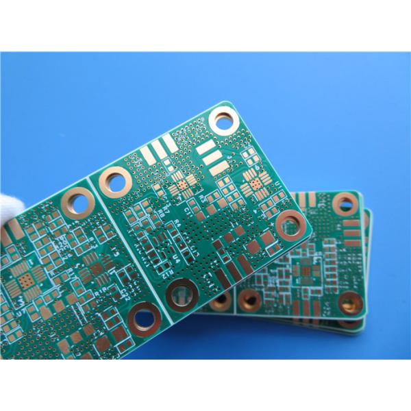 Immersion Gold RF PCB Built on RO4350B 30mil With 2 Layer Copper