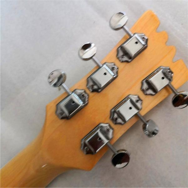 Custom JR The Ventures Guitar Mosrite Model Metallic Electric Guitar in Blue