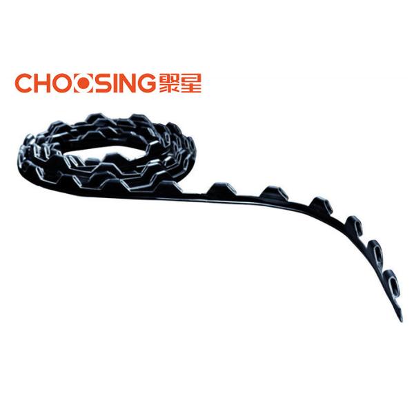 Quality Plastic Materials Zig Zag Spring Clip Strip 144 M / Roll Length No Change Of Tools wholesale