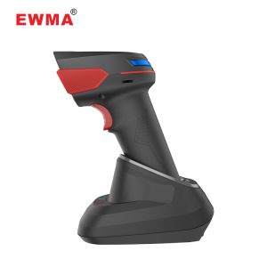 New Wireless2.4G+ Blue Tooth 2D Barcode Scanner Qr Code Reader with Charging