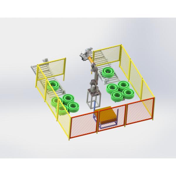 Automated PET polyester strap winder winding machine with automatic Palletizing