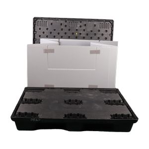 800 X 600mm Plastic Pallet Box Foldable Sleeve Plastic Pallet Container Plastic