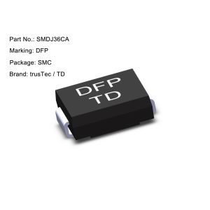 36V SMD TVS Diode 3000W SMDJ36CA 36V Surface Mount Transient Voltage Suppressor